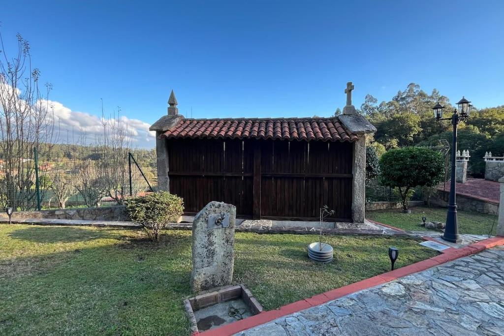Casa Rural Isaac - Casa Turismo Rural Con Piscina Cerca De Santiago De Compostela Amés Exterior foto